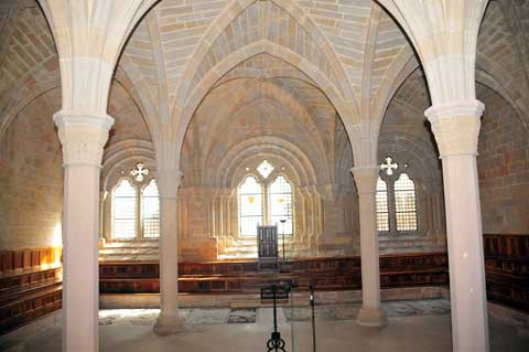 Monasterio de Santa María de Poblet Sala Capitular