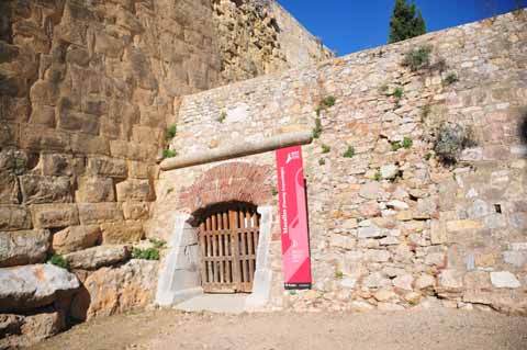 Ausgang vom Muralla romana. Passeig arqueològic