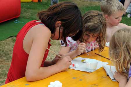 Malstraße zum Familienfest Seebergen 2010