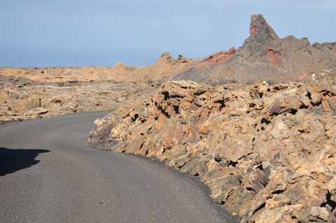 Camino Pista Rural de los Valcenes Timanfaya Nationalpark