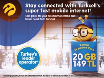 tourist welcome pack turkcell kaufen