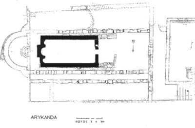 Bazilika / byzantinische Basilika, Arycanda / Arykanda