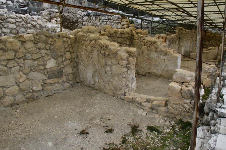 Arykanda Antik Kenti, Gebäuden unterhalb der Bazilika / byzantinische Basilika Arykanda Ancient City, Gebäuden unterhalb der Bazilika / byzantinische Basilika