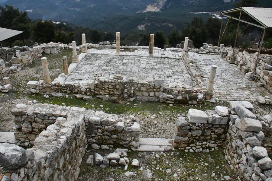 Arykanda Antik Kenti, Peristylium Arykanda Ancient City, Peristylium