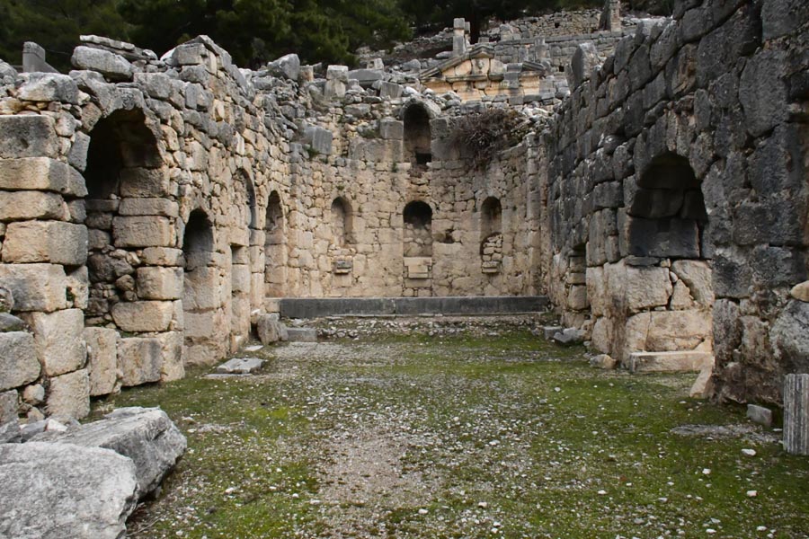Apodyterium - Magna Thermae / Büyük Hamam, Arycanda / Arykanda Apodyterium - Magna Thermae / Büyük Hamam, Arycanda / Arykanda