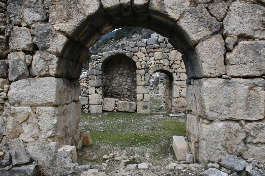 Tepidarium - Magna Thermae / Büyük Hamam, Arycanda / Arykanda Tepidarium - Magna Thermae / Büyük Hamam, Arycanda / Arykanda