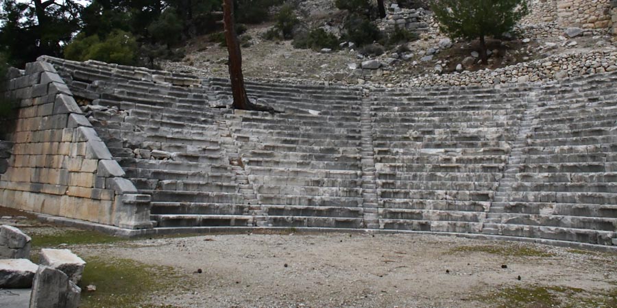 Tiyatro / Theater, Arycanda / Arykanda Ancient City Tiyatro / Theater, Arycanda / Arykanda Ancient City