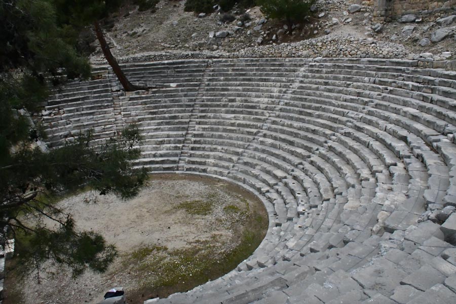 Tiyatro / Theater, Arycanda / Arykanda Ancient City Tiyatro / Theater, Arycanda / Arykanda Ancient City