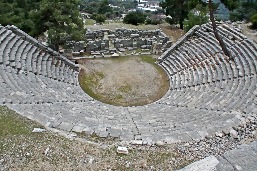 Tiyatro / Theater, Arycanda / Arykanda Ancient City