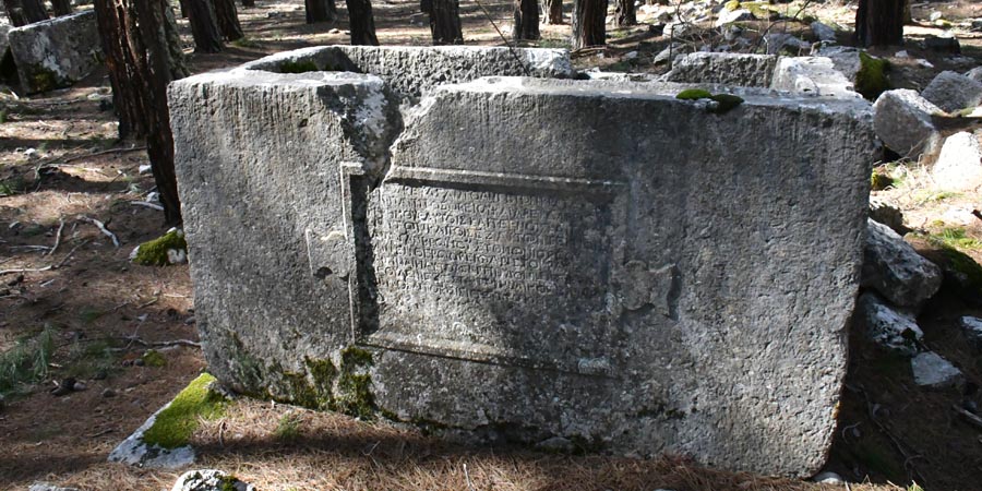 Lahit / Sarkophag, Nekropole, Idebessos Idebessus Idebessiois Edebessus Edebessos