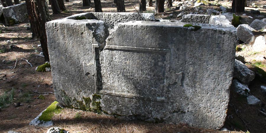 Lahit / Sarkophag, Nekropole, Idebessos Idebessus Idebessiois Edebessus Edebessos Lahit / Sarkophag, Nekropole, Idebessos Idebessus Idebessiois Edebessus Edebessos