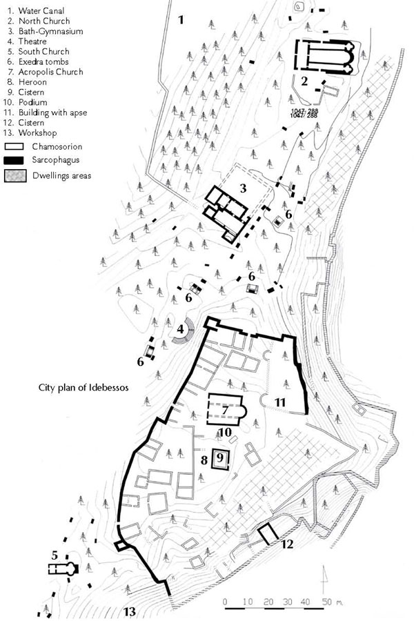 Idebessos City Map