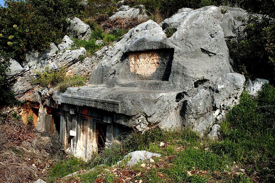 Limyra Antik Kenti, Nekropole II, Tebursseli-Tomb Limyra Antik Kenti, Nekropole II, Tebursseli-Tomb