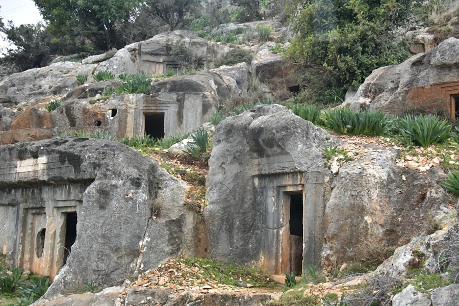 Limra Antik Kaya Mezarları, Rock Tomb - Nekropole / Nekropolü V von Limyra Limra Antik Kaya Mezarları, Rock Tomb - Nekropole / Nekropolü V von Limyra
