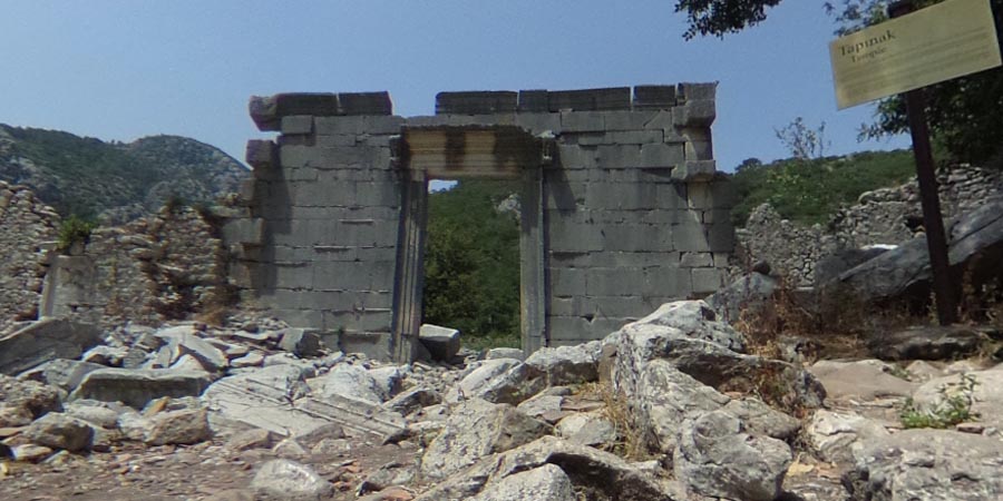 Tapınak / Tempel (09), Olympos