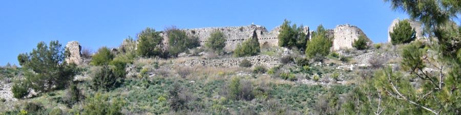 Rhodiapolis Antik Kenti, Blick vom Eingang