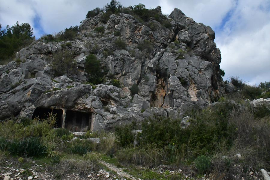 Rhodiapolis Antik Kenti, Mağara Mezarlar / Rock Cave / Höhlengräber von Rhodiapolis