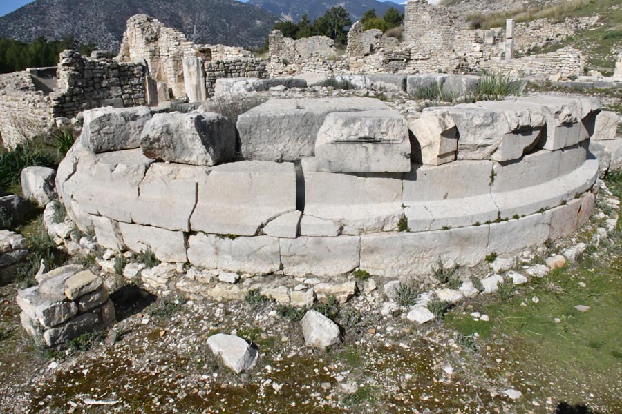 Rhodiapolis Antik Kenti, Asklepeion, Round Temple