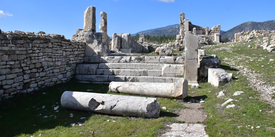 Rhodiapolis Antik Kenti, Temple of Asclepeios