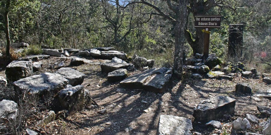 Osbaras Stoası, Termessos Antik Kenti, Döşemealtı Osbaras Stoası, Termessos Antik Kenti, Döşemealtı