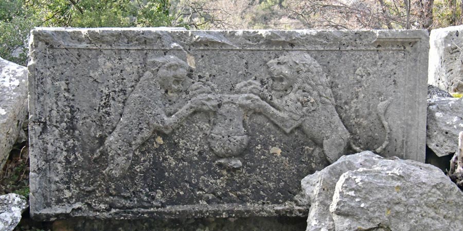 Aslanlı Mezar, Nekropol, Termessos Antik Kenti, Döşemealtı Aslanlı Mezar, Nekropol, Termessos Antik Kenti, Döşemealtı
