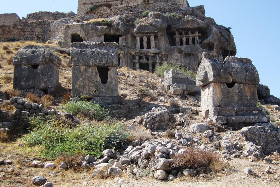 Tlos, Likya lahitleri / Lykische Sarkophage / Lycian tombs