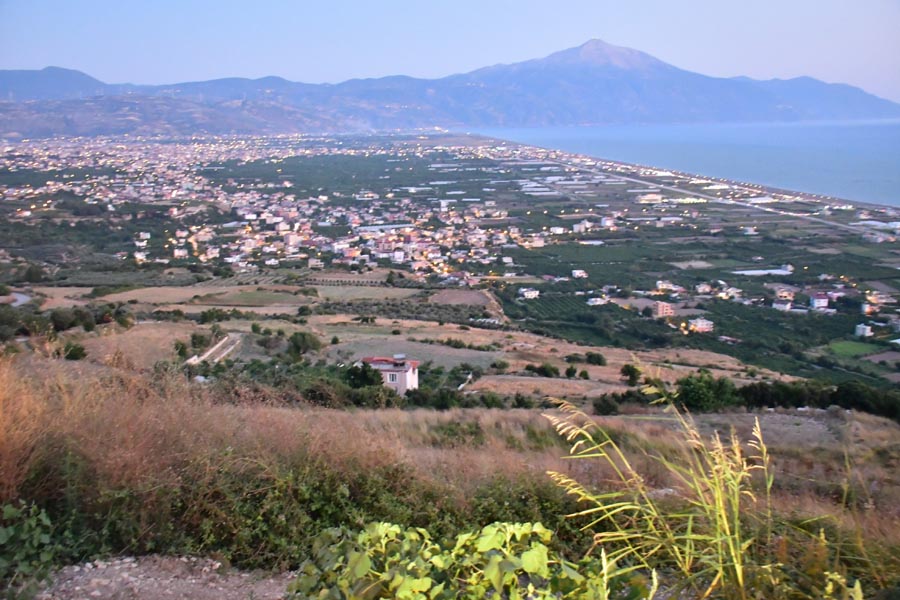 Aussichtspunkt İsis-Aphrodite Dor Mabedi westlich von Çevlik