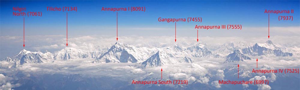 Annapurna-Massiv,Himalaya