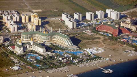 Luftbild von Antalya - Hotel Delphin Imperial