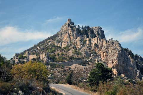 St. Hillarion Kalesi, Burgruine