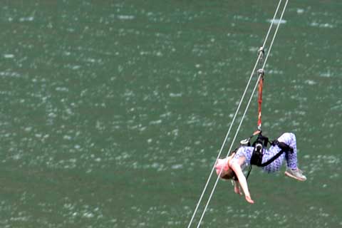 Çoruh Zipline, Seilrutsche