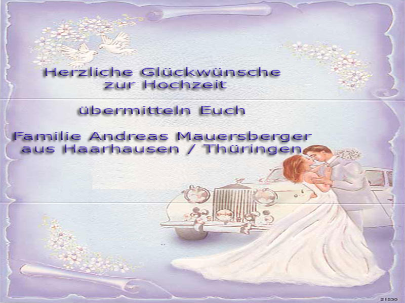 Das eltern für von hochzeitswünsche brautpaar den Gratulation Der