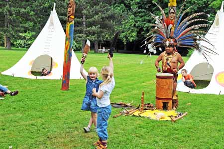 Kinderfest zur Grafenhochzeit Schlossruine Neideck, Arnstadt