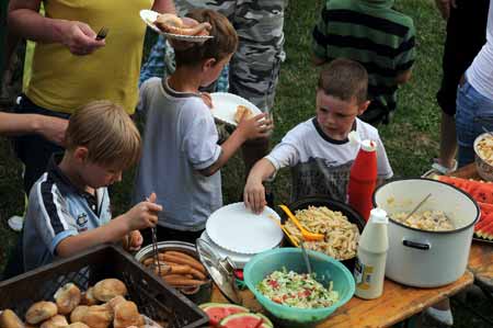 Abendessen zum Zuckertütenfest