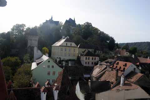 Sighisoara Schäßburg Ausblick vom Stundturm - Clock Tower