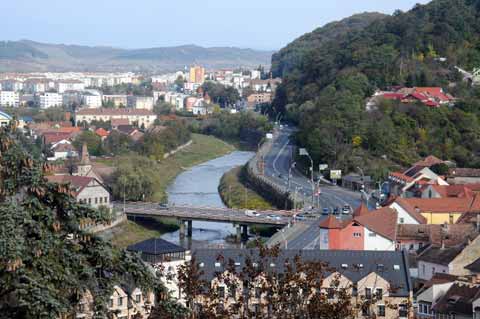 Sighisoara Schäßburg Ausblick vom Uhrturm