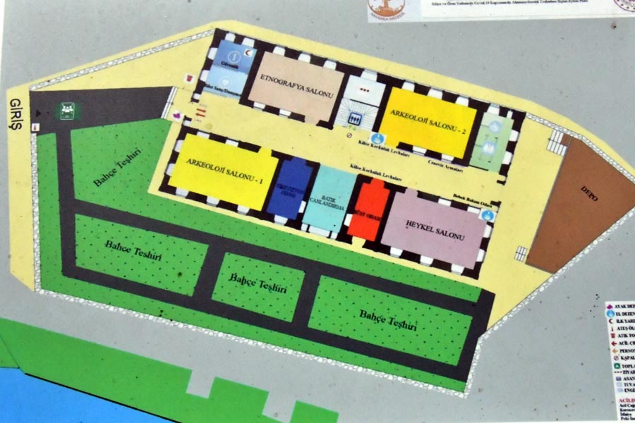 Lageplan Amasra Müzesi
