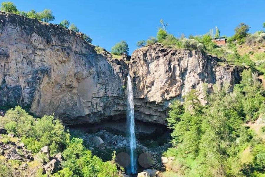 Çağlayan Köyü Şelalesi, Wasserfall