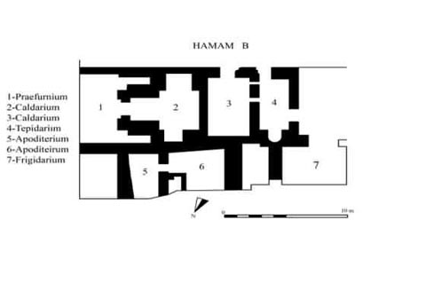 Therme Hamam B, Hadrianoupolis Antik Kenti