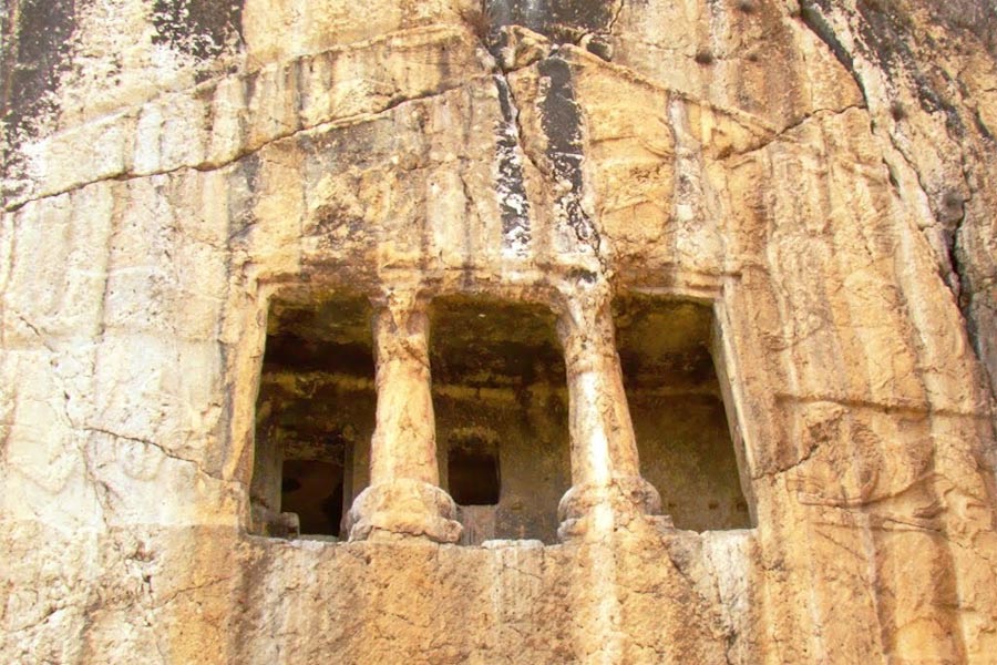 Tomb of Kale Kapi (Kalekapi) mit Hittite Relief, Donalar