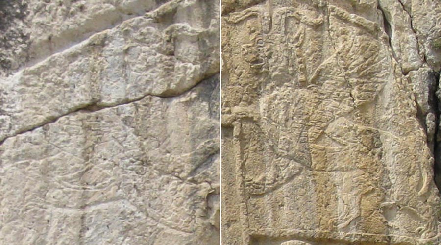 Tomb of Kale Kapi (Kalekapi) mit Hittite Relief, Donalar