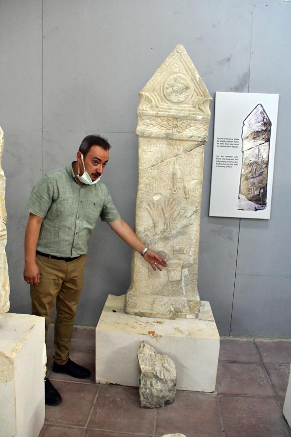 Pompeiopolis Antik Kenti Sergi Salonu mit Archäologe Barış Sağıroğlu, Taşköprü