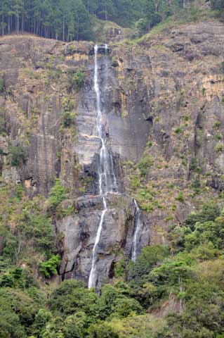 Bambarakanda Wasserfall Sri Lanka