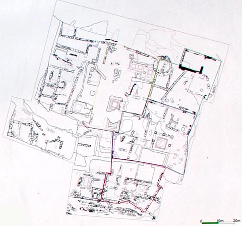 Lageplan-Belkıs / Zeugma Örenyeri Antik Kenti