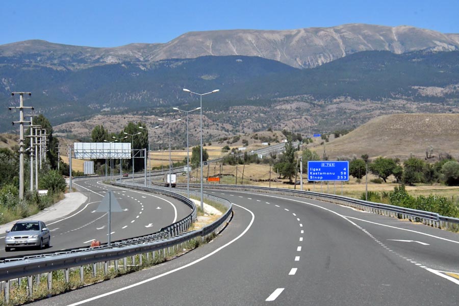 D755 Ankara Karabük Yolu bei Çankırı