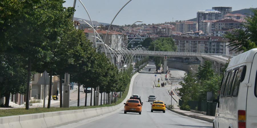 D100/E80 Istanbul-Samsun-Yolu in Çankırı