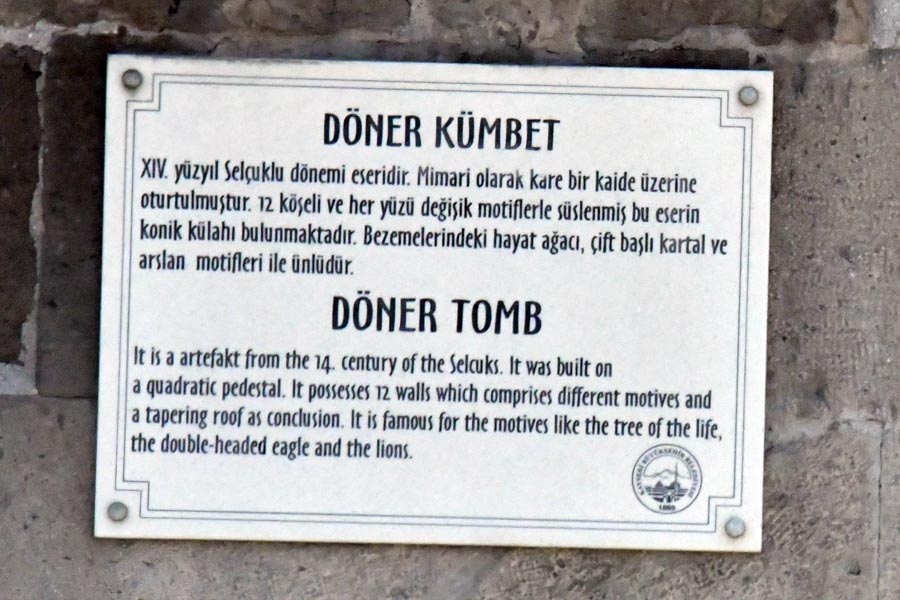 Şah Cihan Hatun / Döner Kümbet / Doner Dome / Runder Gonbad, Kayseri
