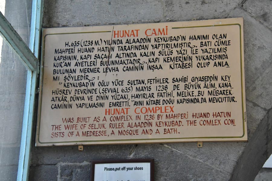 Hunat Hatun Camii, Kayseri