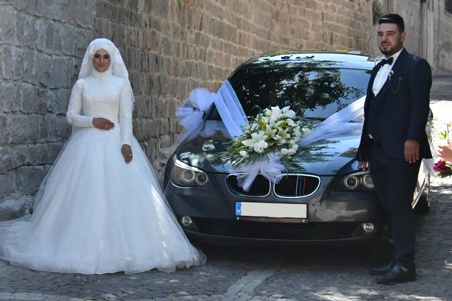 Brautpaar / Dügün in Tablakaya-Talas, Kayseri