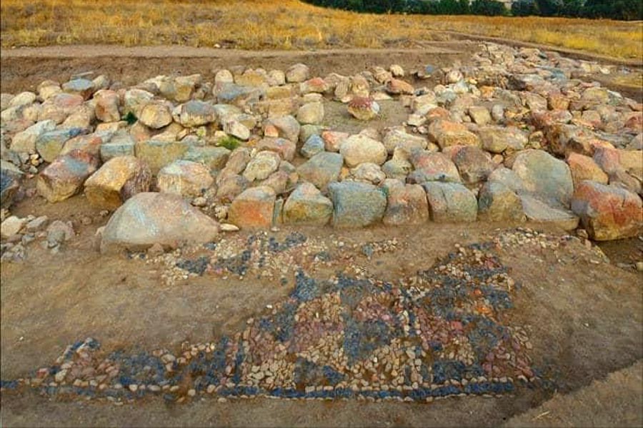 Mosaik auf Uşaklı Höyük, Yozgat